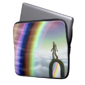 Geheimnis beim überdimensionalen Stargate Laptopschutzhülle (Vorderseite Links)