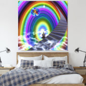 Geheimnis beim überdimensionalen Stargate Leinwanddruck (Insitu (Schlafzimmer))