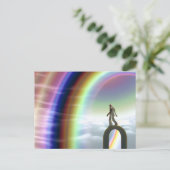 Geheimnis beim überdimensionalen Stargate Postkarte (Stehend Vorderseite)