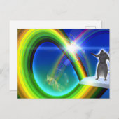 Geheimnis beim überdimensionalen Stargate Postkarte (Vorne/Hinten)