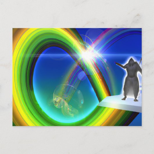 Geheimnis beim überdimensionalen Stargate Postkarte (Vorderseite)