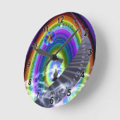 Geheimnis beim überdimensionalen Stargate Runde Wanduhr (Winkel)