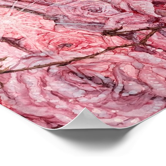 "Geheimnis der Rose" Poster (Ecke)