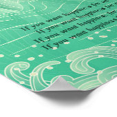 Geheimnis des Glücks Poster (Ecke)