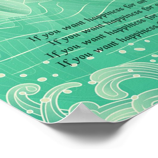 Geheimnis des Glücks Poster (Ecke)