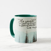 Geheimnis des Vorgehens Tasse (Vorderseite Links)