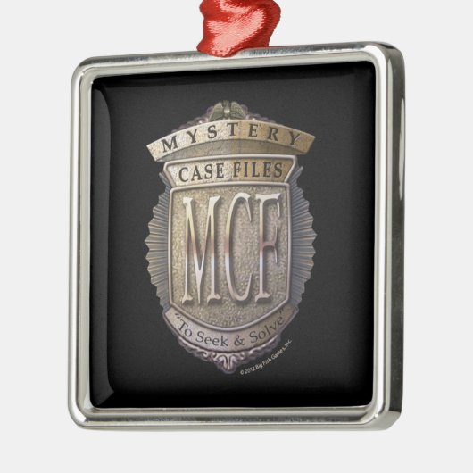 Geheimnis-Fall-Dateien Ornament Aus Metall (Links)