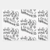 Geheimnis Geschenkpapier Set (Vorderseite)