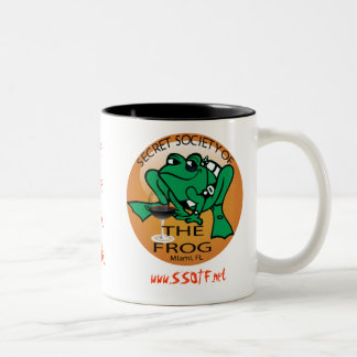 Geheimnis-Gesellschaft der Frosch-Kaffee-Tasse Zweifarbige Tasse