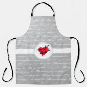 Geheimnis ist immer das Herz der Liebe Schürze (Vorderseite)