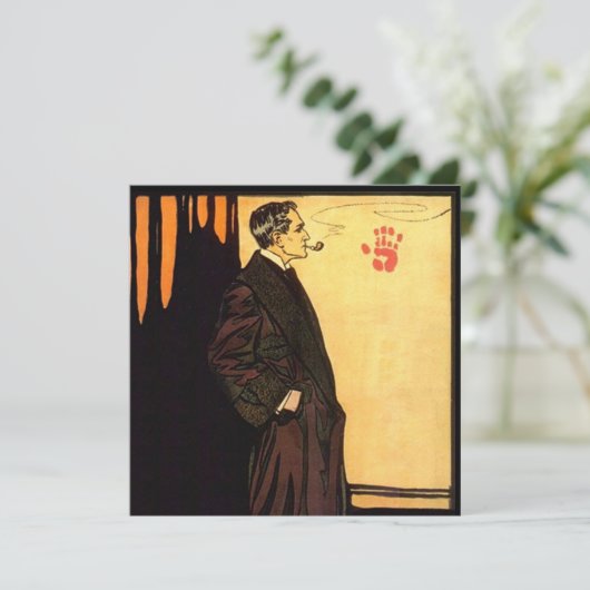 GEHEIMNIS-PARTY LADEN ~SUPER SLEUTH EIN EINLADUNG (Stehend Vorderseite)