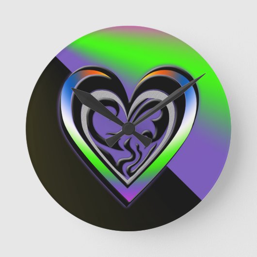 Geheimnis Runde Wanduhr (Vorderseite)