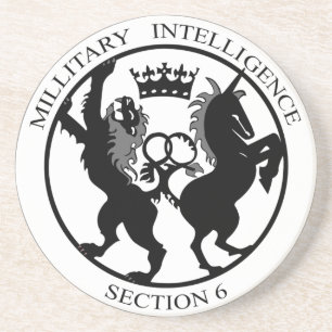 Geheimnis-Service-Untersetzer des Logo-MI6 Untersetzer