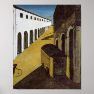 Geheimnis und Melancholie von Giorgio de Chirico Poster