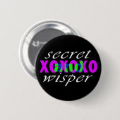 Geheimnis und wisper (Band) Button (Vorne & Hinten)