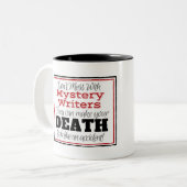 Geheimnis-Verfasser-warnende Tasse (Vorderseite Links)