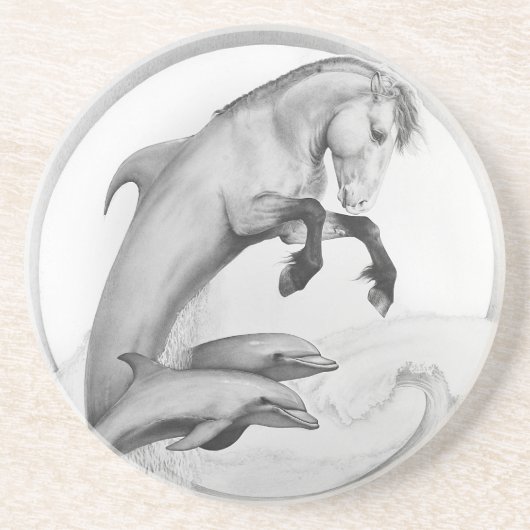 Geheimnis von theDeep Sandstein Untersetzer (Vorne)