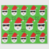 Geheimnis-Weihnachtswackelpapier Geschenkpapier (Flach)