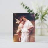 "Geheimnisse der Liebe" von Bouguereau Postkarte (Stehend Vorderseite)