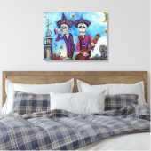 "Geheimnisse der Mariachi" ramponierte Canvas Leinwanddruck (Insitu (Schlafzimmer))