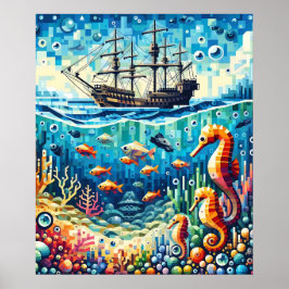 Geheimnisse der Meerestiefen Poster