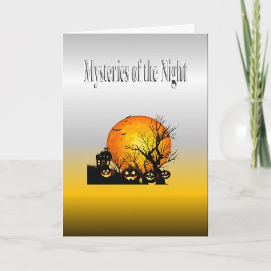 Geheimnisse der Nacht Karte (Vorderseite)