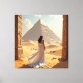 Geheimnisse der Pyramiden – Zeitlose Monumente des Leinwanddruck (Vorderseite)