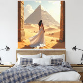 Geheimnisse der Pyramiden – Zeitlose Monumente des Leinwanddruck (Insitu (Schlafzimmer))