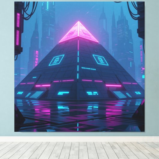 Geheimnisse der Pyramiden – Zeitlose Monumente des Leinwanddruck (Insitu (Holzboden))