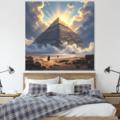 Geheimnisse der Pyramiden – Zeitlose Monumente des Leinwanddruck (Insitu (Schlafzimmer))