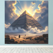 Geheimnisse der Pyramiden – Zeitlose Monumente des Leinwanddruck (Insitu (Holzboden))