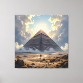 Geheimnisse der Pyramiden – Zeitlose Monumente des Leinwanddruck (Vorderseite)
