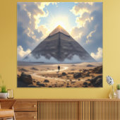 Geheimnisse der Pyramiden – Zeitlose Monumente des Leinwanddruck (Insitu (Wohnzimmer))