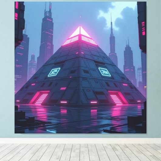 Geheimnisse der Pyramiden – Zeitlose Monumente des Leinwanddruck (Insitu (Holzboden))