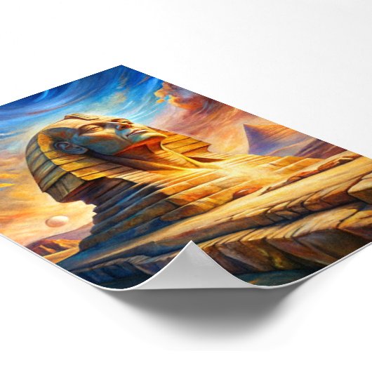 "Geheimnisse der Sphinx" Poster (Ecke)