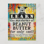 Geheimnisse des Erdnussbutterers Postcard Vintag Postkarte (Vorderseite)