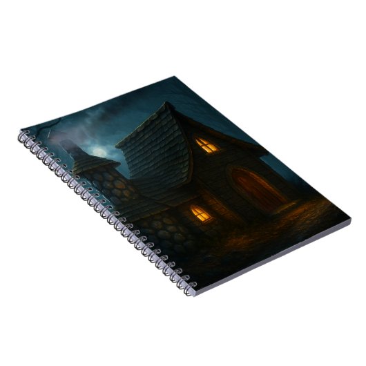 Geheimnisse des Hexenhauses im Wald Notizblock (Rechte Seite)