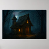 Geheimnisse des Hexenhauses im Wald Poster (Vorne)