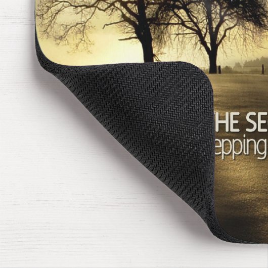 Geheimnisse des Lebens motivierend Mousepad (Ecke)