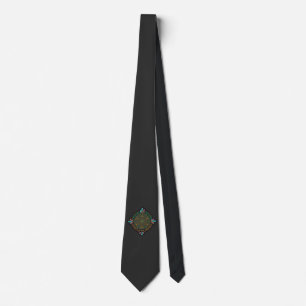 Geheimnisse Des Universums Vintage Kristall Mandal Krawatte
