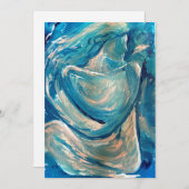 Geheimnisse Flat Notecard Dankeskarte (Vorne/Hinten)