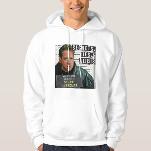 Geheimnisse Lügen und Alibis Hoodie (Vorderseite)