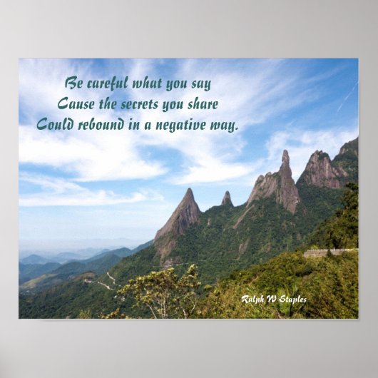 Geheimnisse Poster (Vorne)