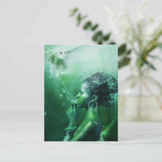 Geheimnisse Postkarte (Stehend Vorderseite)