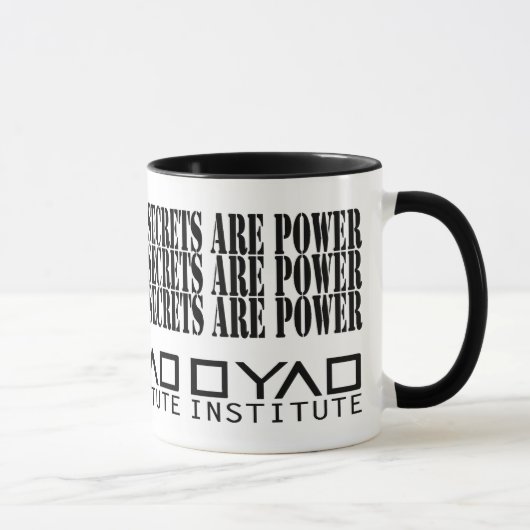 Geheimnisse sind Power - Dyade-Institut - Tasse (Rechts)