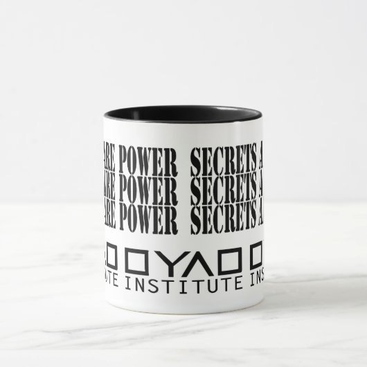 Geheimnisse sind Power - Dyade-Institut - Tasse (Zentrum)