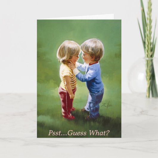 Geheimnisse teilen feiertagskarte (Vorderseite)