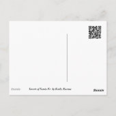 Geheimnisse von Santa Fe Postkarte (Rückseite)