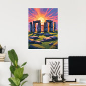 Geheimnisse von Stonehenge Poster (Heimbüro)