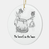 Geheimnisses in der Soße Keramik Ornament (Links)